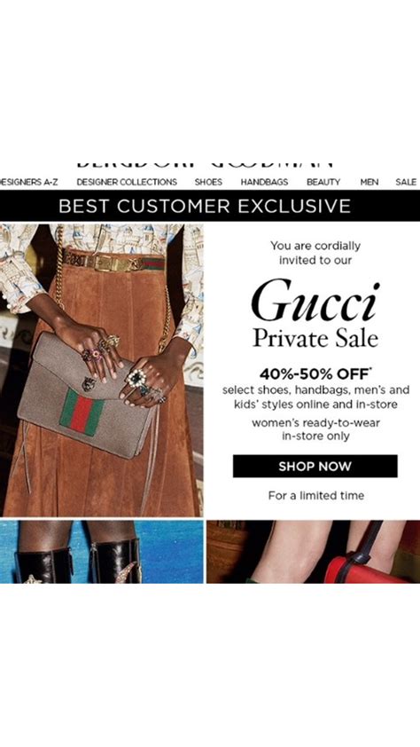 when is gucci private sale 2017